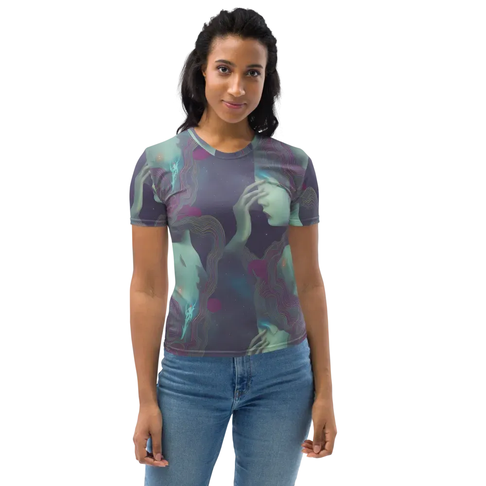 Ethereal Muse on Women's Crew Neck T-Shirt — Front