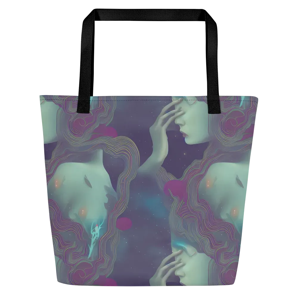 Ethereal Muse on Large Tote Bag W/ Pocket — Front