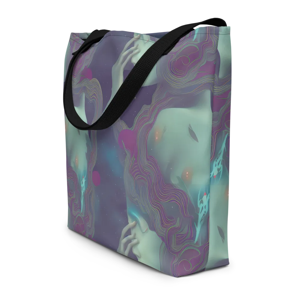 Ethereal Muse on Large Tote Bag W/ Pocket — Front
