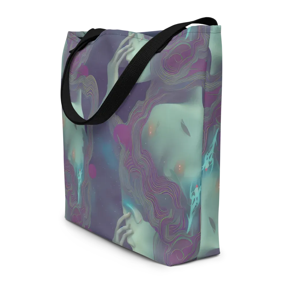 Ethereal Muse on Large Tote Bag W/ Pocket — Front