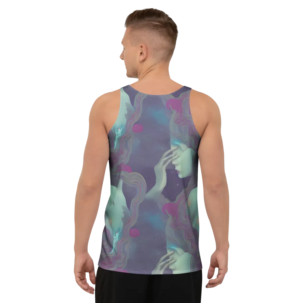 Ethereal Muse on Men's Tank Top — Back
