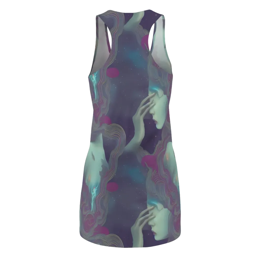 Ethereal Muse on Racerback Dress — Back