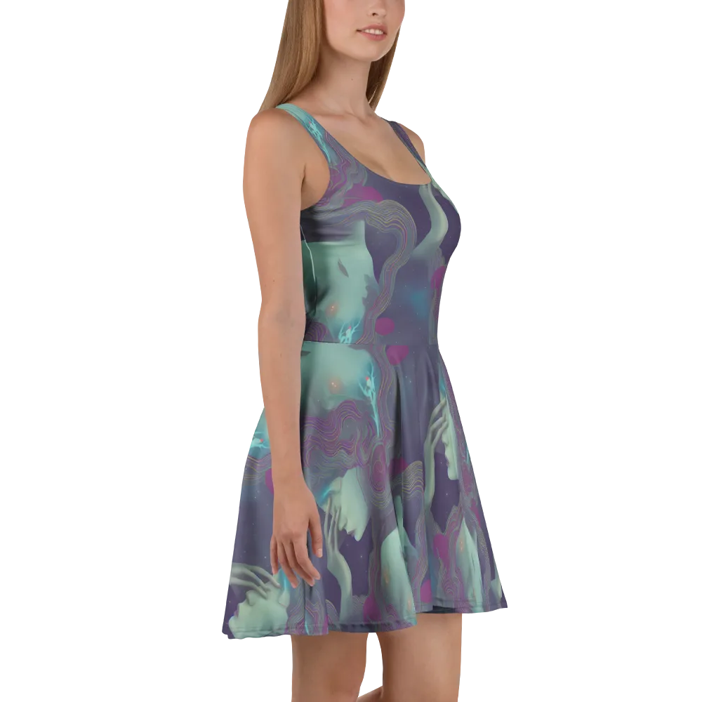 Ethereal Muse on Skater Dress — Right