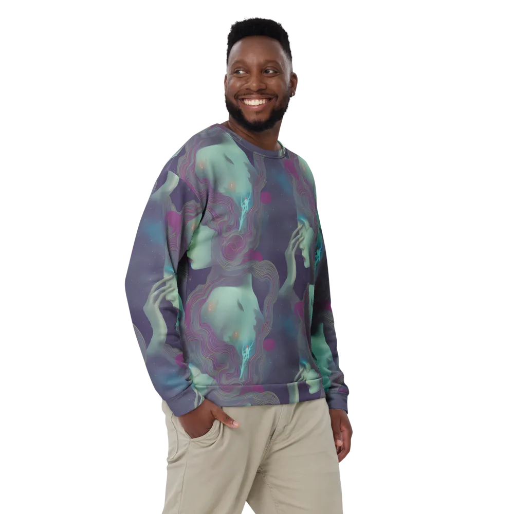 Ethereal Muse on Sweatshirt — Front