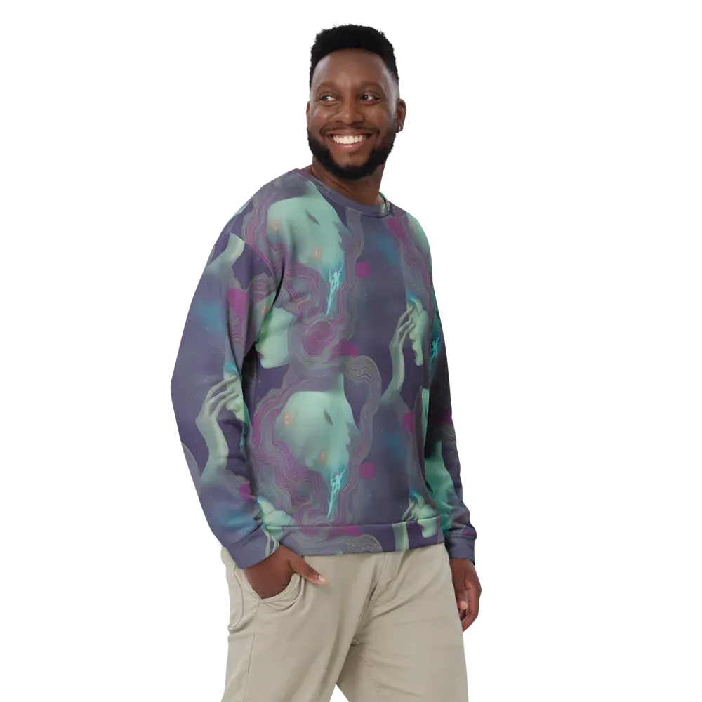 Ethereal Muse on Sweatshirt — Front