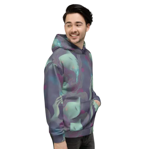 Ethereal Muse on a Hoodie
