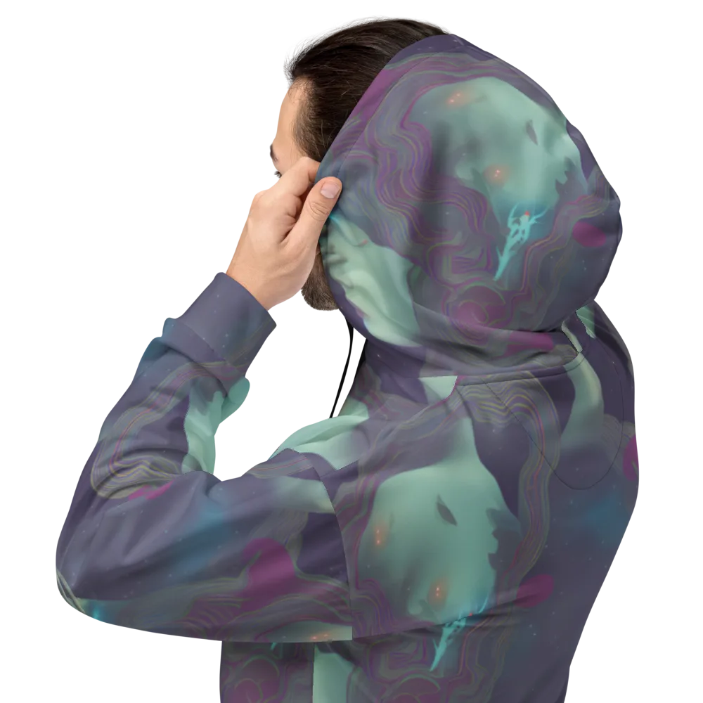 Ethereal Muse on Hoodie — Back