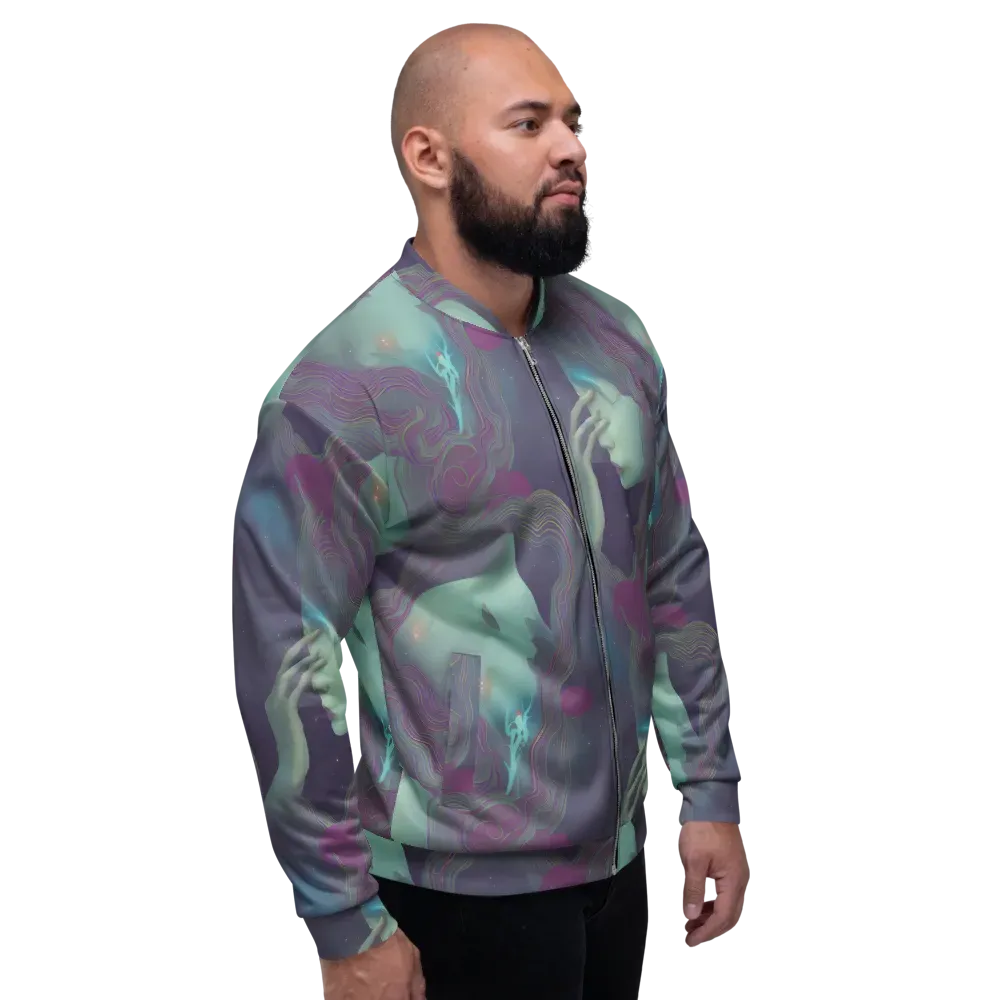 Ethereal Muse on Bomber Jacket — Right