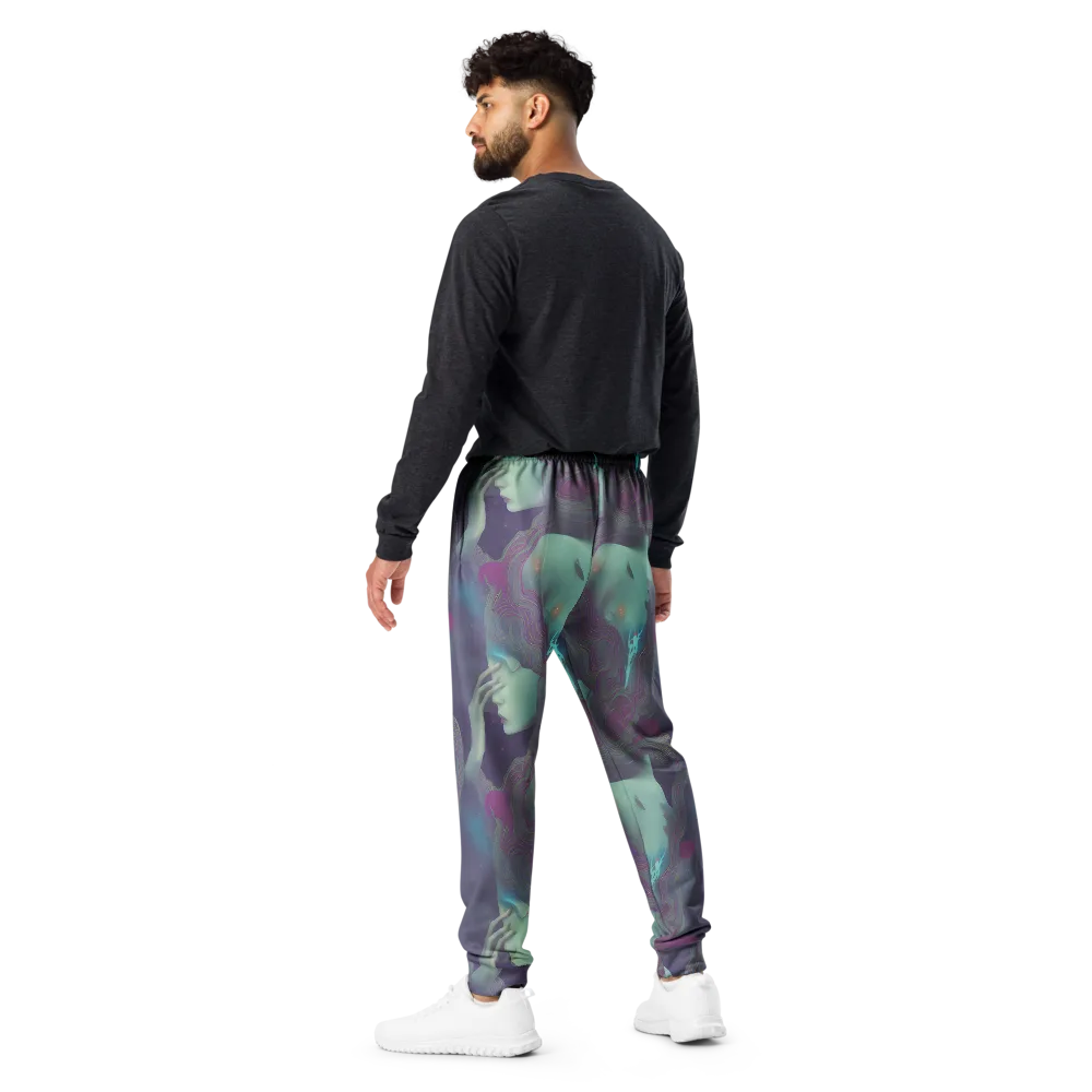 Ethereal Muse on Men's Joggers — Back