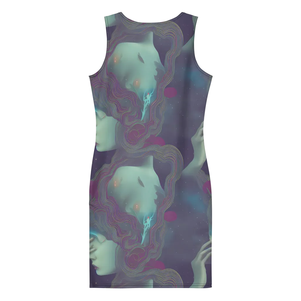 Ethereal Muse on Bodycon Dress — Back