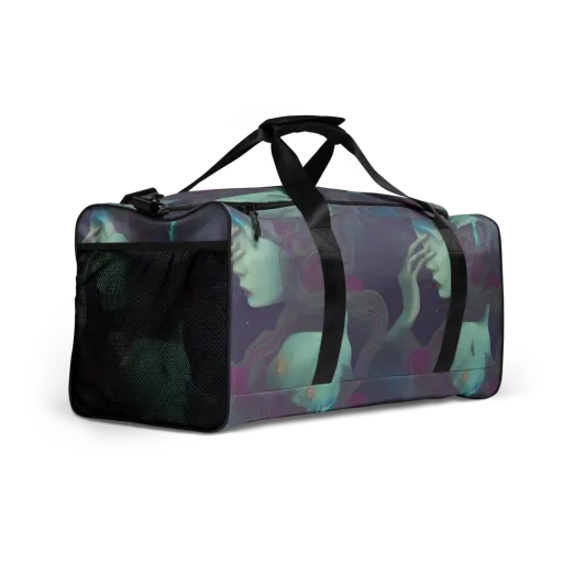 Ethereal Muse on a Duffle Bag