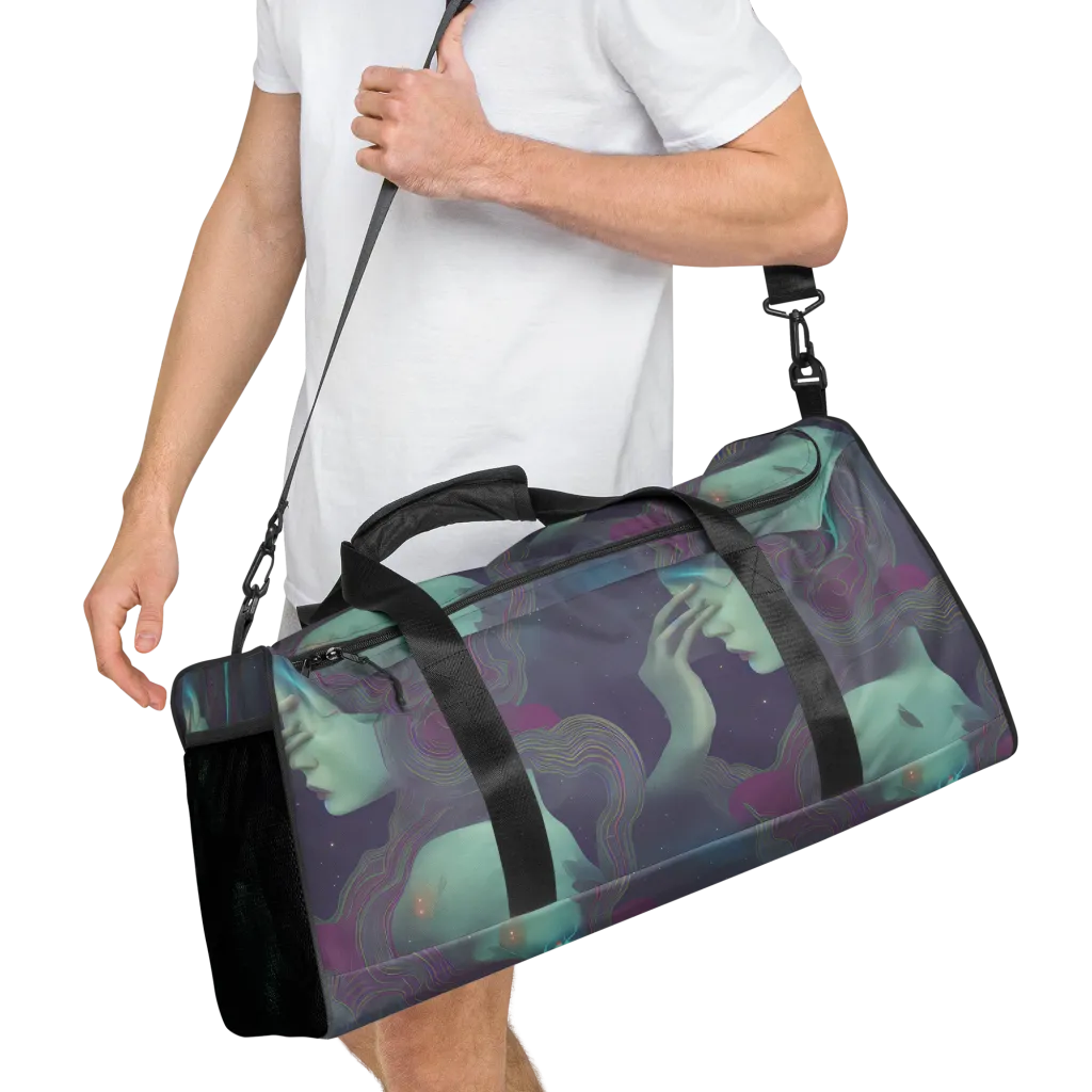Ethereal Muse on Duffle Bag — Right Front