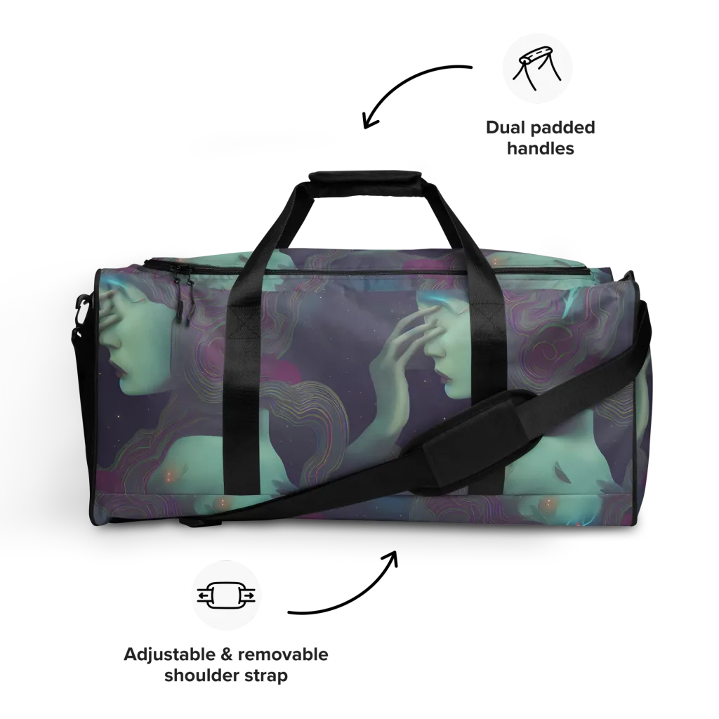 Ethereal Muse on Duffle Bag — Front
