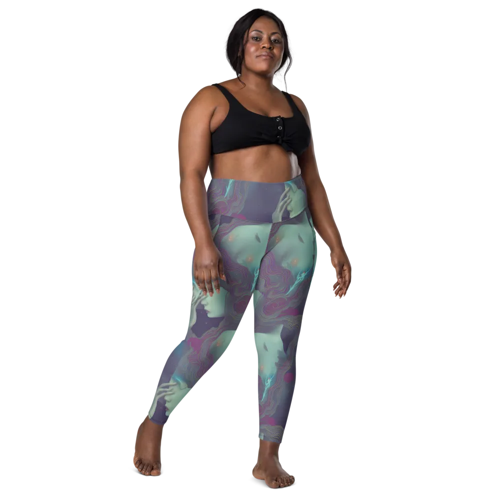 Ethereal Muse on Leggings with Pockets — Front