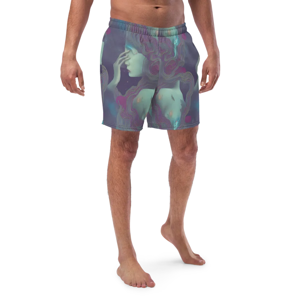 Ethereal Muse on Swim Trunks — Front