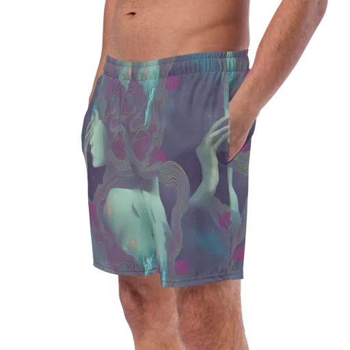 Ethereal Muse on a Swim Trunks