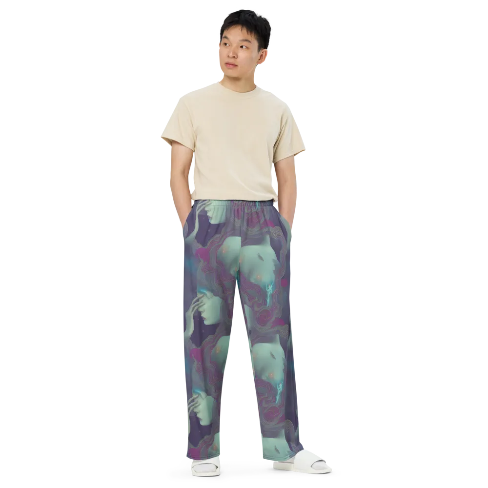 Ethereal Muse on Wide-Leg Pants — Front