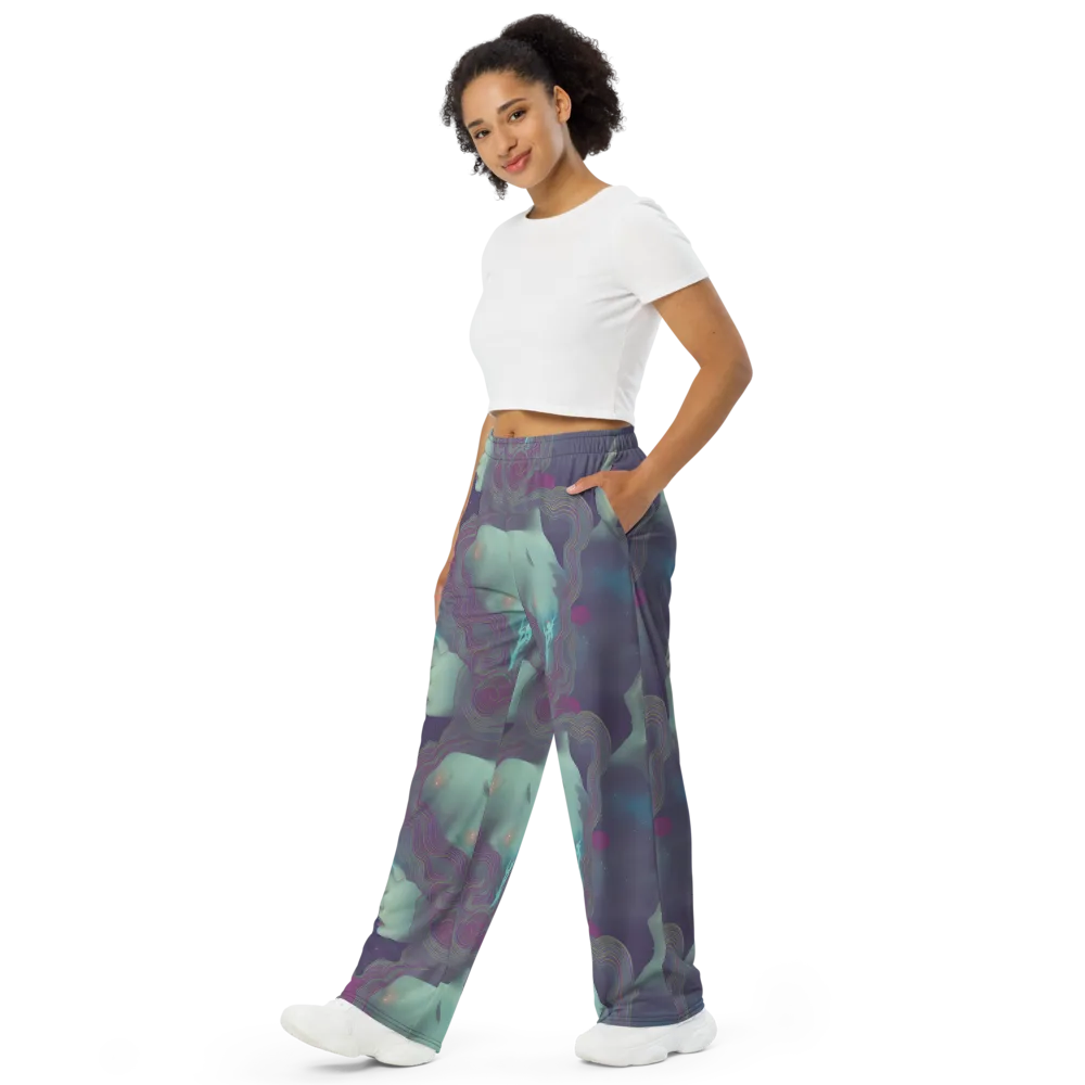 Ethereal Muse on Wide-Leg Pants — Left Front