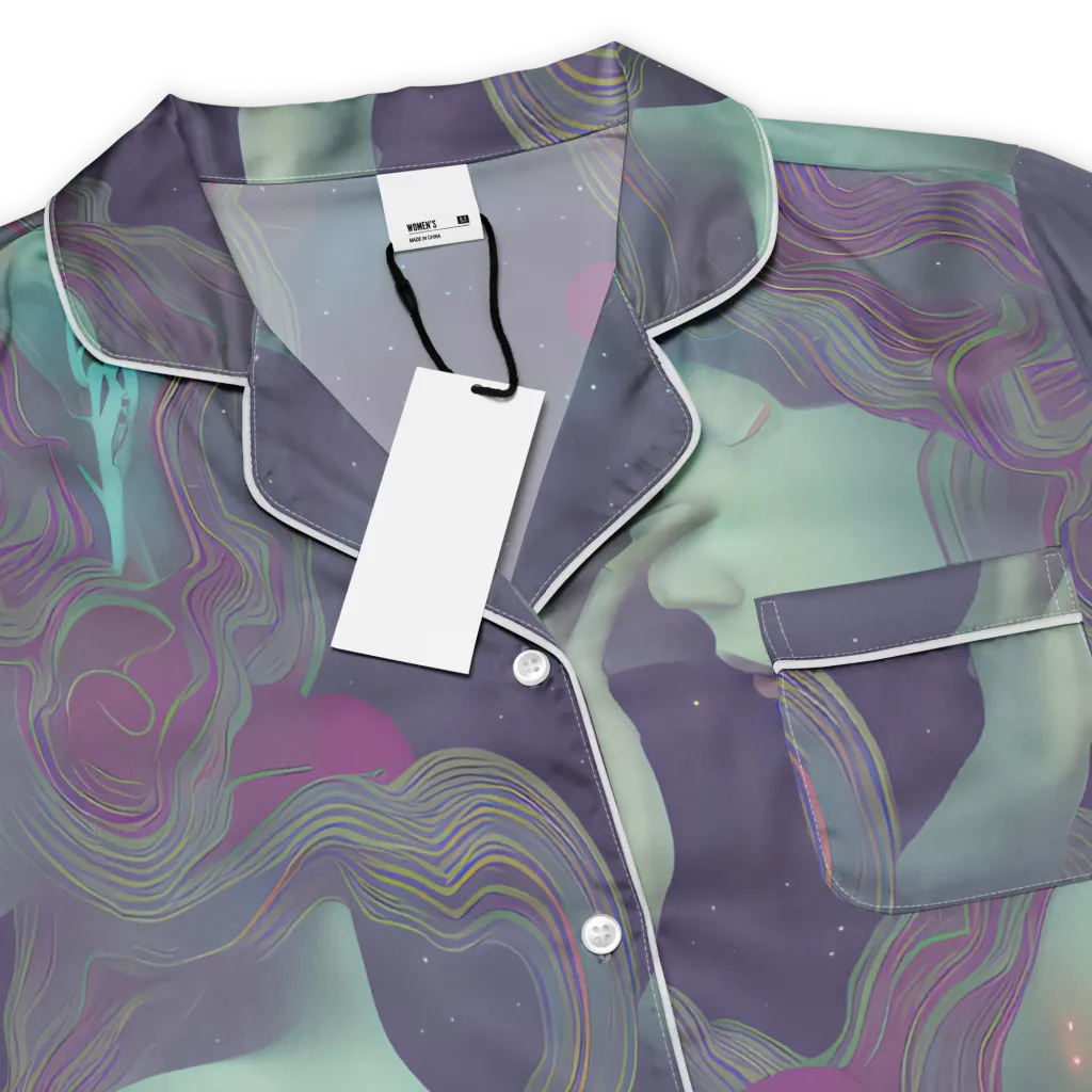 Ethereal Muse on Women's Short Sleeve Pajama Top — Product details