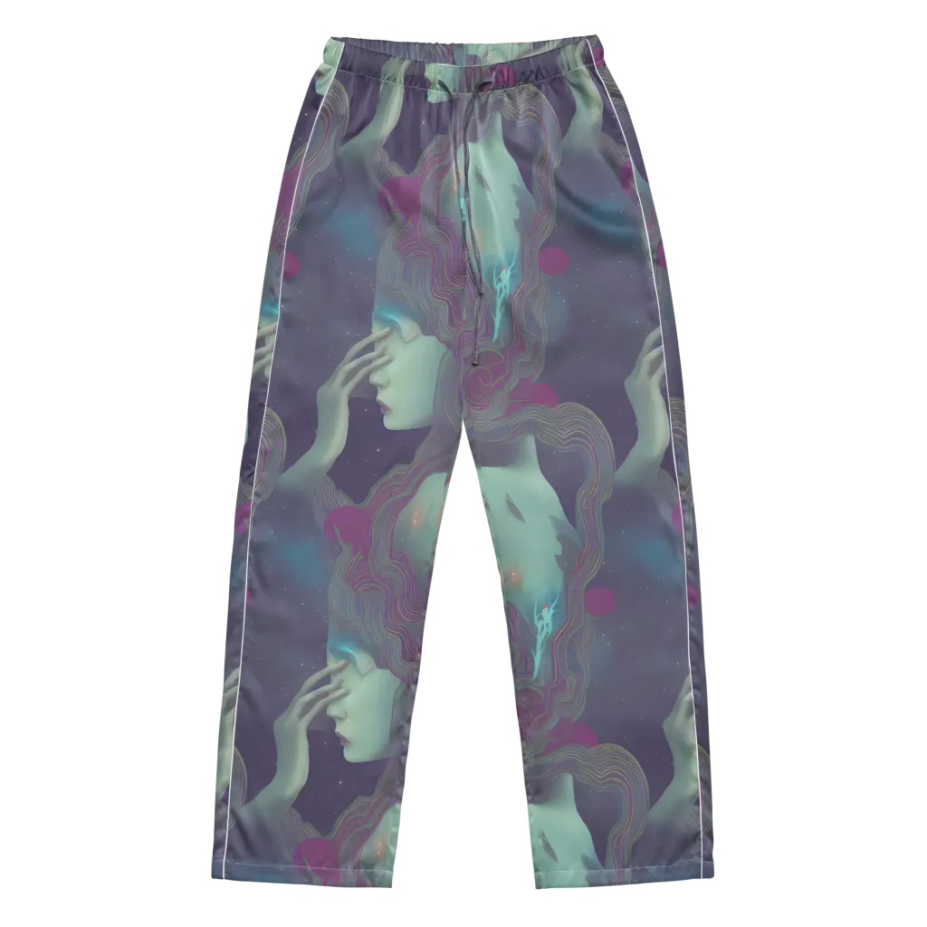 Ethereal Muse on Women's Pajama Pants — Front