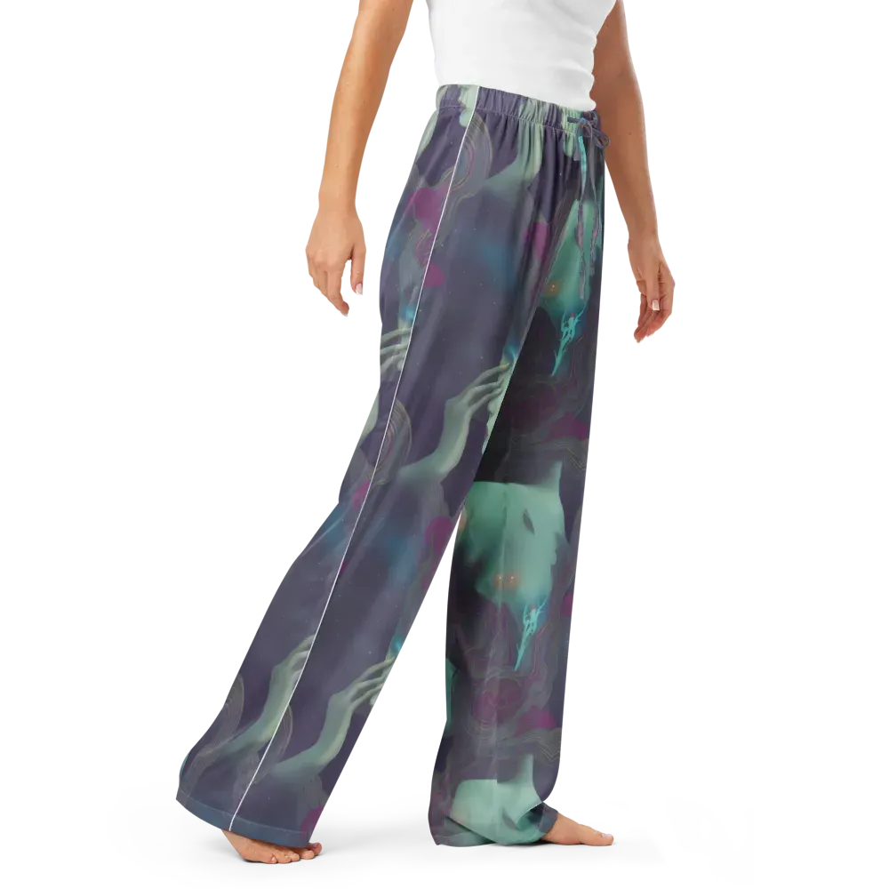 Ethereal Muse on Women's Pajama Pants — Right Front
