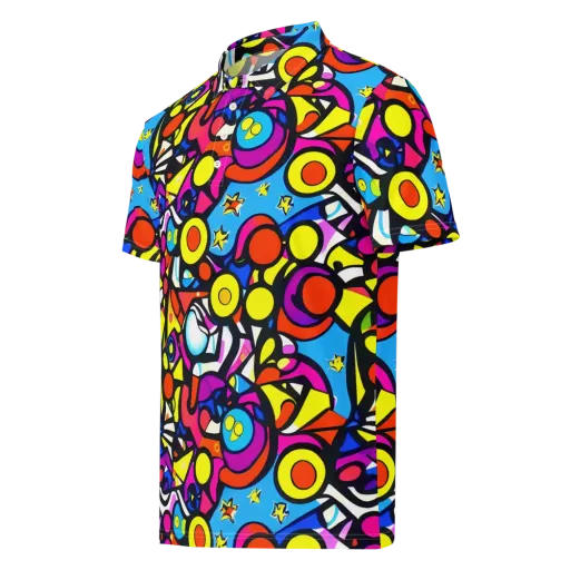 Eclectic Fantasy on a Men's Slim Fit Polo Shirt