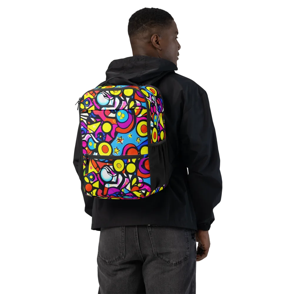 Eclectic Fantasy on Utility Backpack — Back