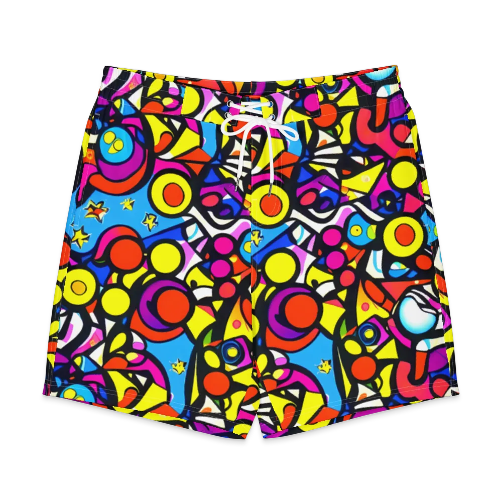 Eclectic Fantasy on Men's Board Shorts — Front
