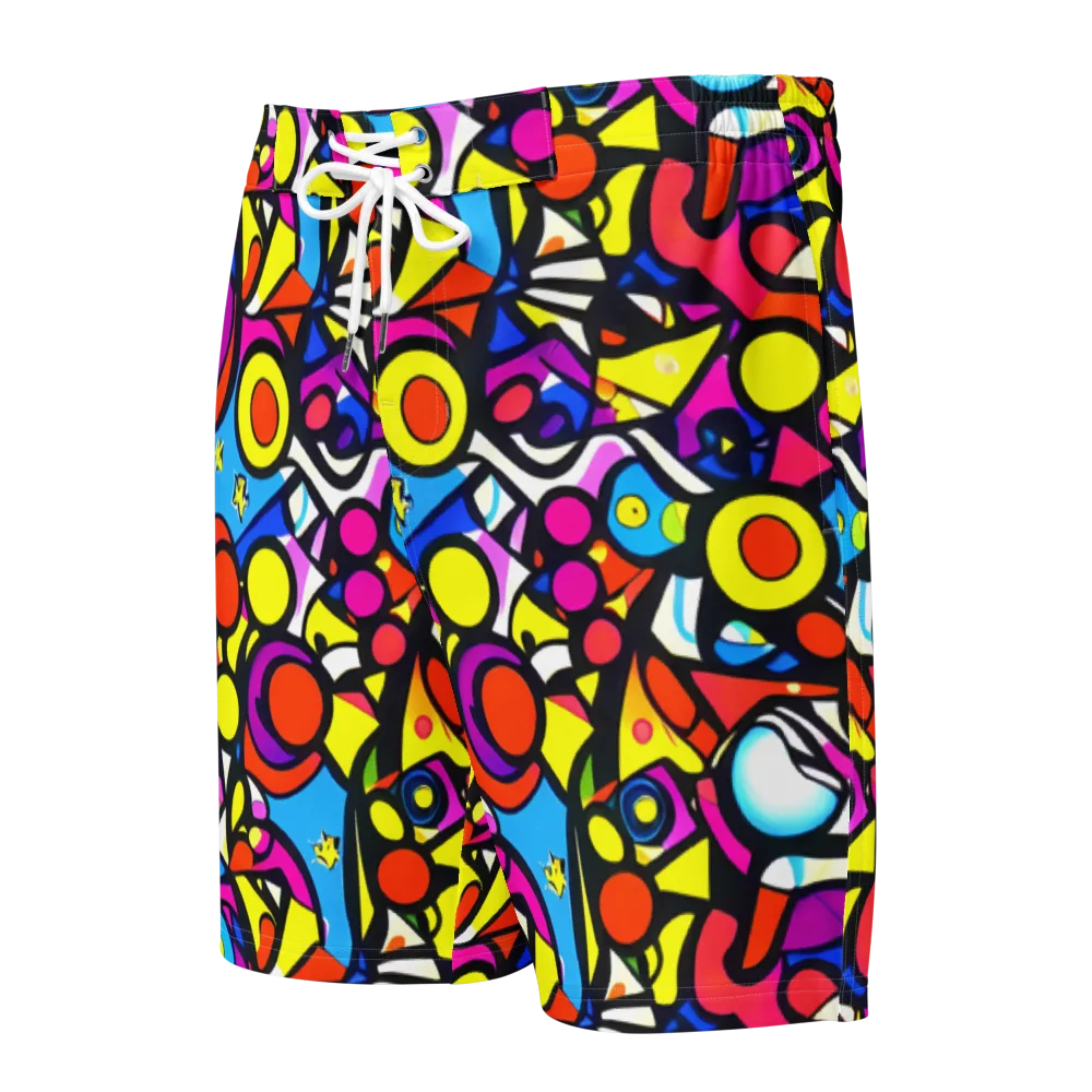 Eclectic Fantasy on Men's Board Shorts — Front