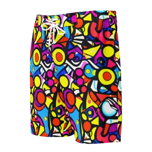 Eclectic Fantasy on a Men's Board Shorts