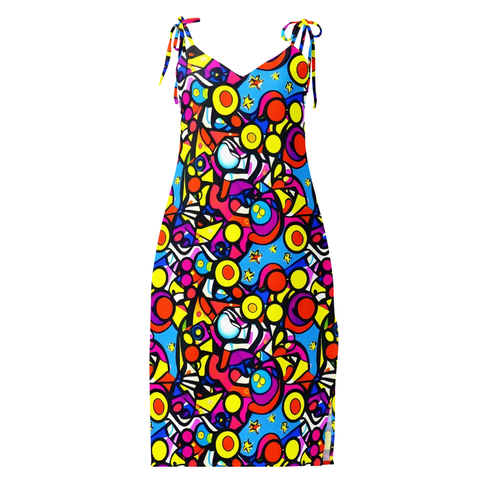 Eclectic Fantasy on Slip Dress — Front