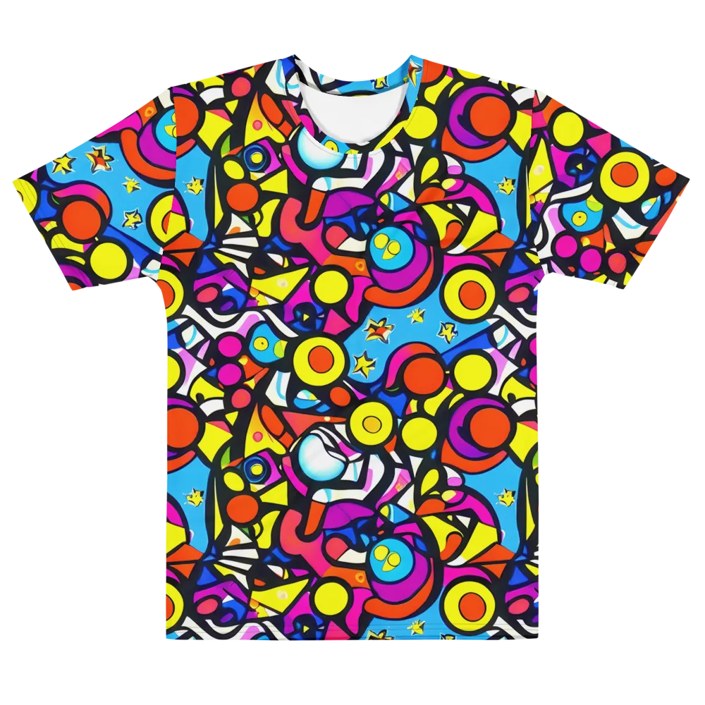 Eclectic Fantasy on Men's Cotton Crew Neck T-Shirt — Front