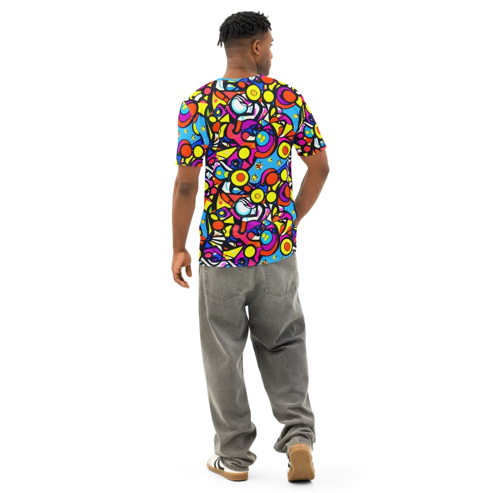 Eclectic Fantasy on Men's Cotton Crew Neck T-Shirt — Back