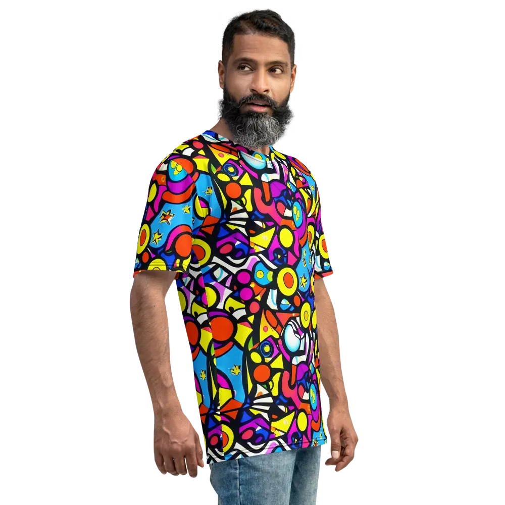Eclectic Fantasy on Men's Crew Neck T-Shirt — Right