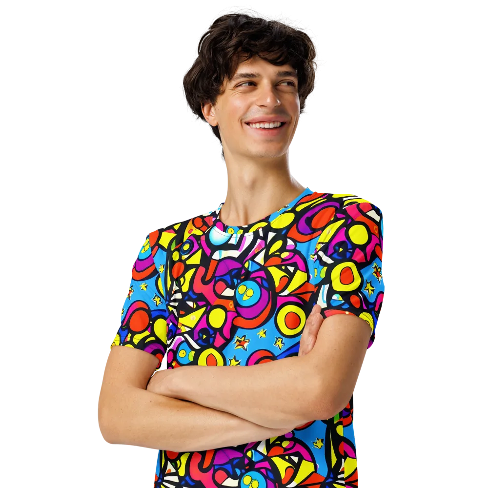 Eclectic Fantasy on Men's Crew Neck T-Shirt — Left Front