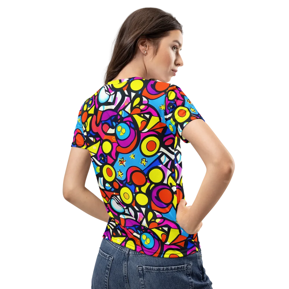 Eclectic Fantasy on Women's Crew Neck T-Shirt — Back