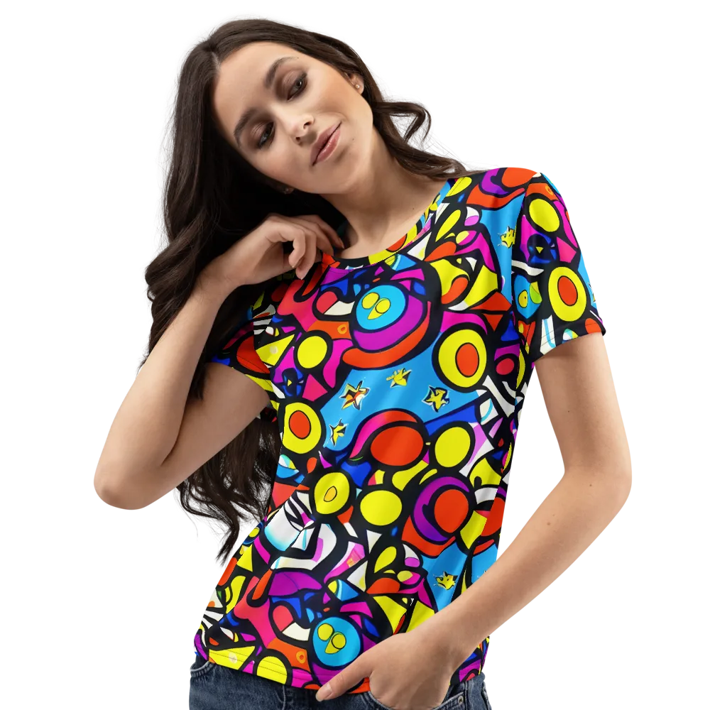 Eclectic Fantasy on Women's Crew Neck T-Shirt — Left Front