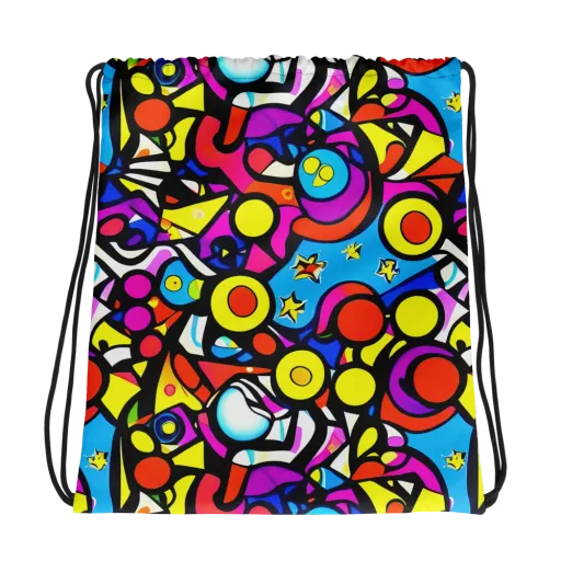 Eclectic Fantasy on a Drawstring Bag