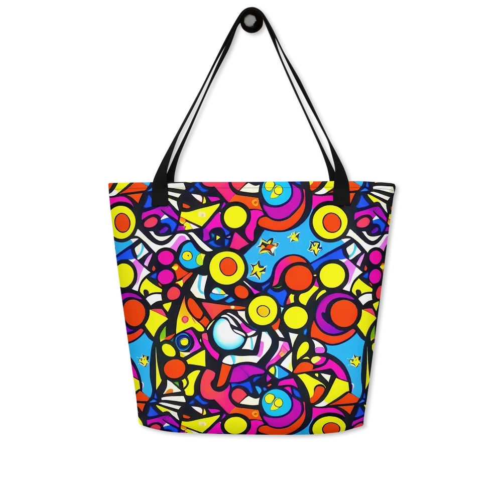Eclectic Fantasy on Large Tote Bag W/ Pocket — Front
