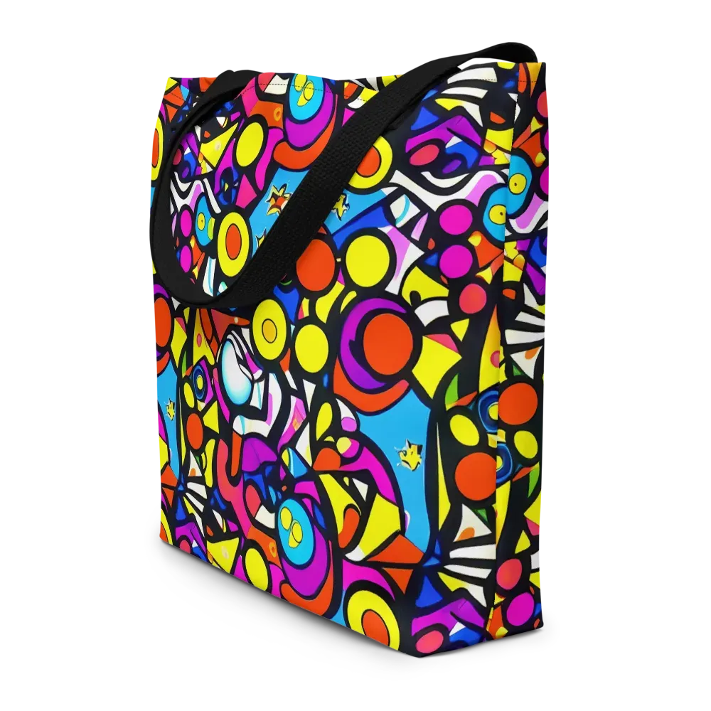 Eclectic Fantasy on Large Tote Bag W/ Pocket — Front
