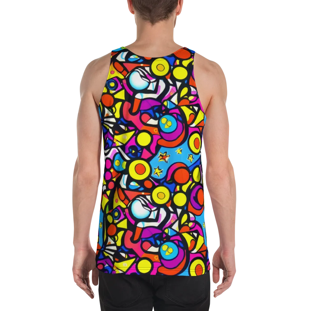 Eclectic Fantasy on Men's Tank Top — Back