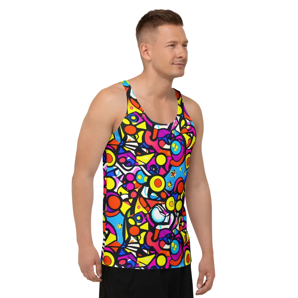 Eclectic Fantasy on Men's Tank Top — Right Front
