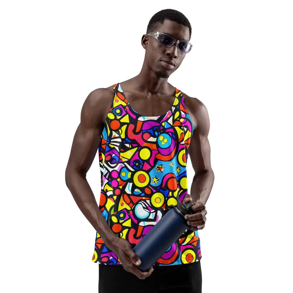 Eclectic Fantasy on Men's Tank Top — Front