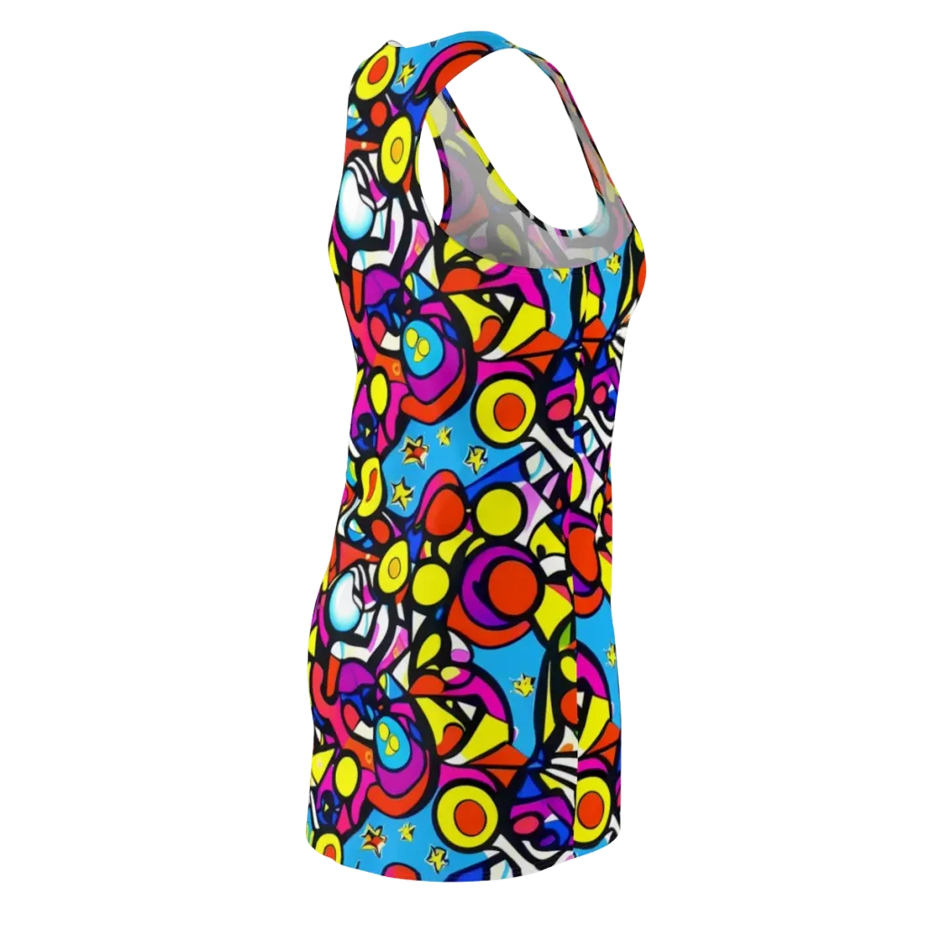 Eclectic Fantasy on Racerback Dress — Back Side