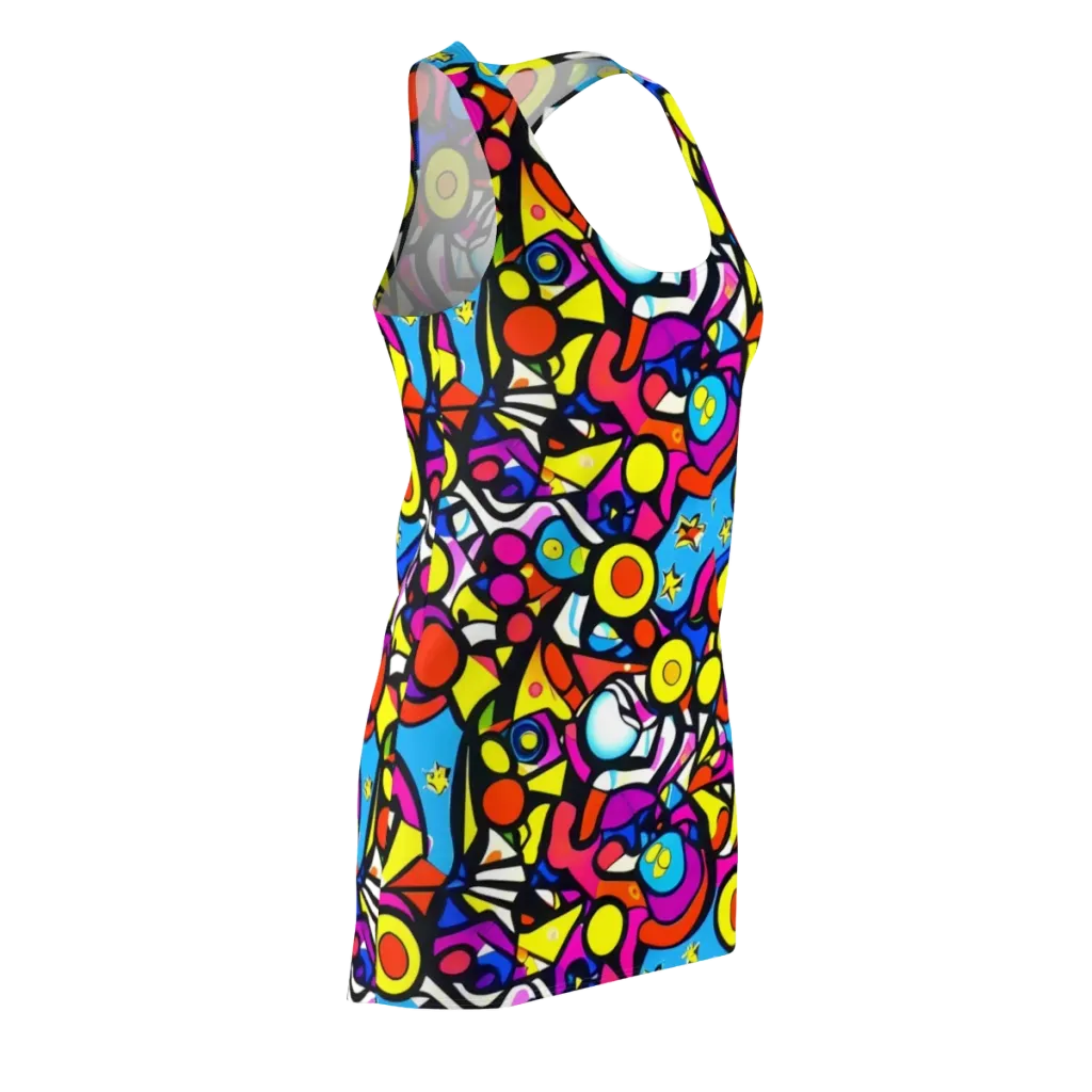 Eclectic Fantasy on Racerback Dress — Front Side