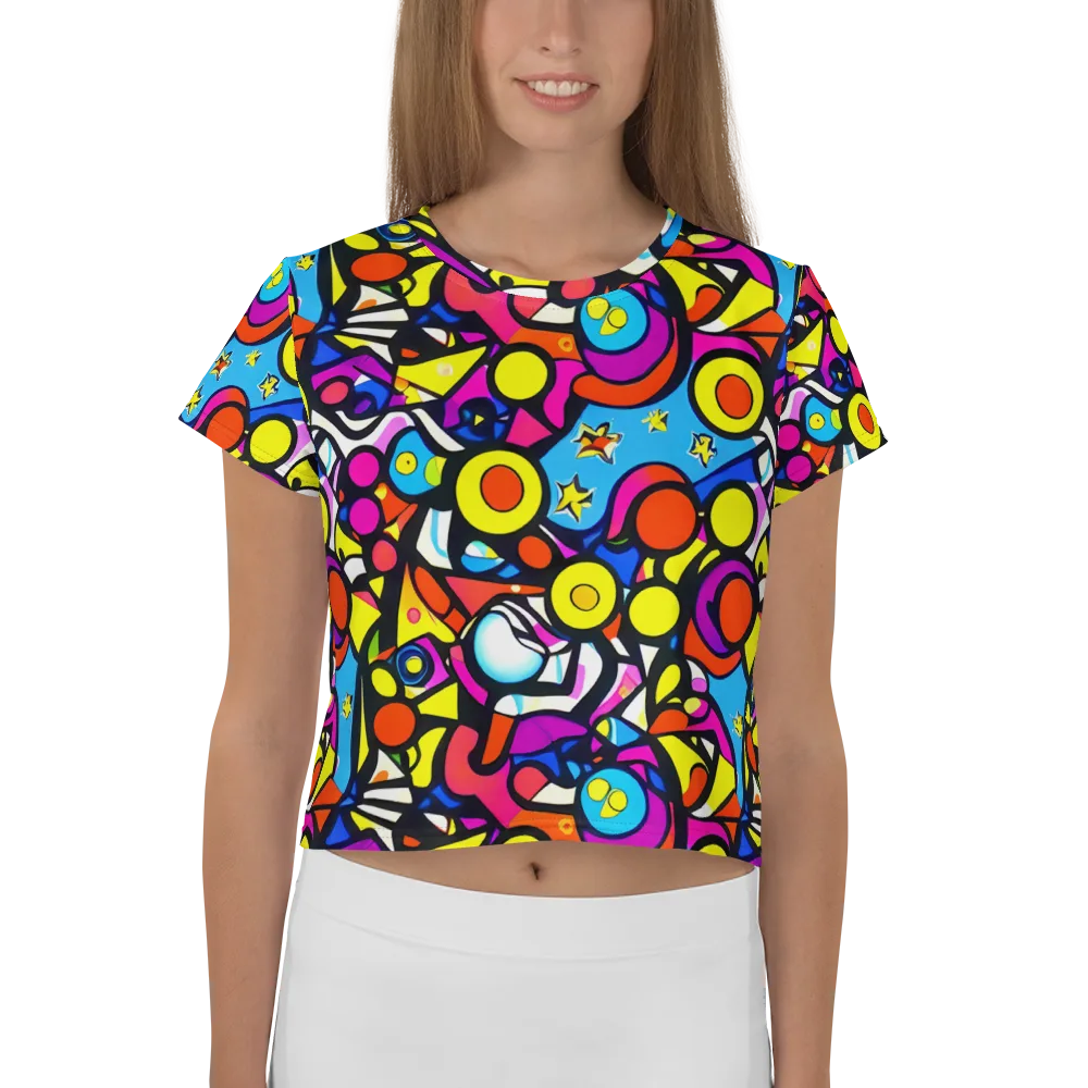 Eclectic Fantasy on Crop Tee — Front