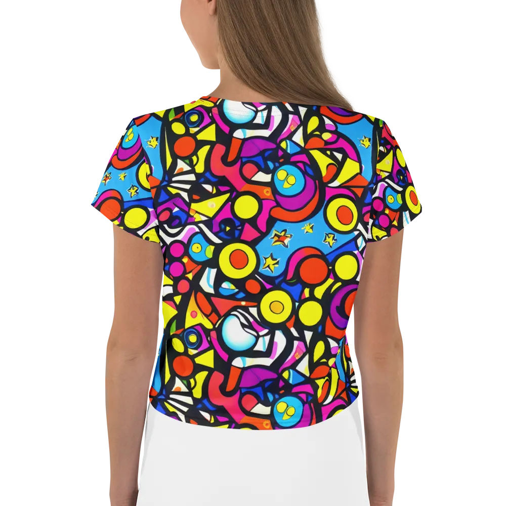 Eclectic Fantasy on Crop Tee — Back