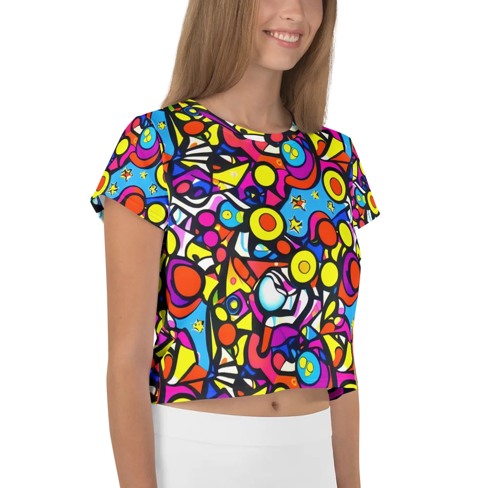 Eclectic Fantasy on Crop Tee — Right