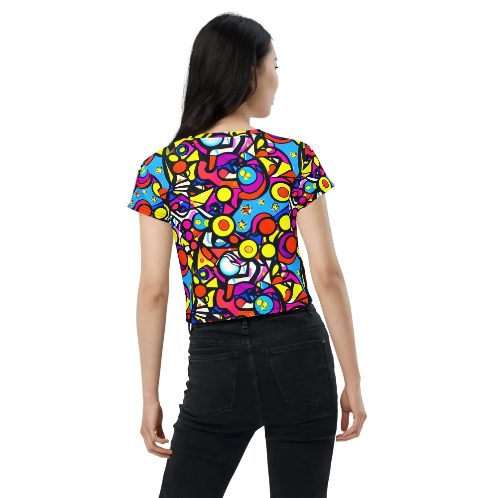 Eclectic Fantasy on Crop Tee — Back