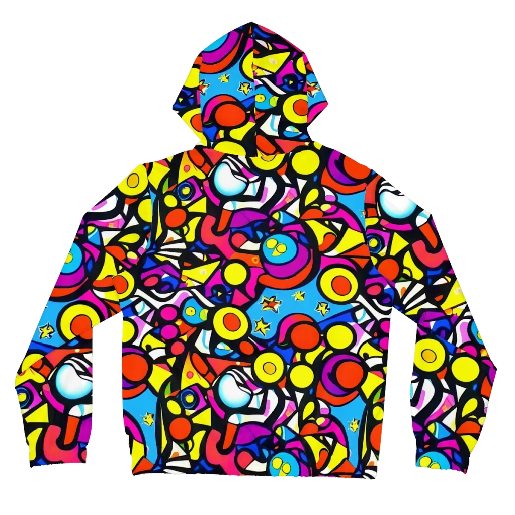 Eclectic Fantasy on Women's Full-Zip Hoodie — Back